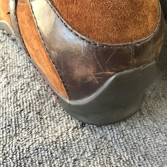 Merrell Suede And Leather Dark Spice Brown T-Strap Mary Jane Shoes Sz 8.5 - Picture 9 of 10